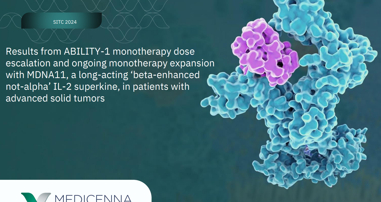 Results from ABILITY-1 Monotherapy Dose Escalation and Ongoing Monotherapy Expansion with MDNA11, a Long-acting ‘Beta-enhanced Not-alpha’ IL-2 Superkine, in Patients with Advanced Solid Tumors